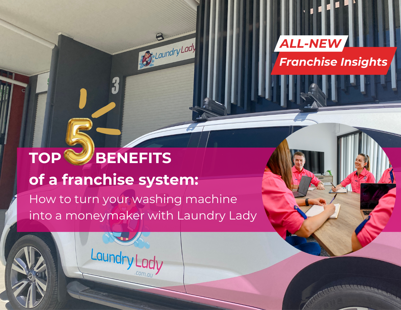 Five benefits of an exclusive franchise model: how you can turn your washing machine into a moneymaker with Laundry Lady