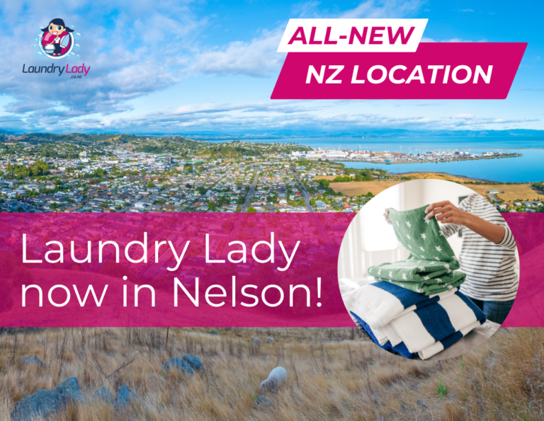 Laundry Lady’s pickup and delivery services now available to book in Nelson, New Zealand